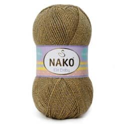 Nako Elit Baby 21354 Sarı Gri Muline el örgü ipi