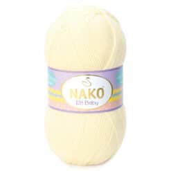 Nako Elit Baby 2378 Vanilya el örgü ipi