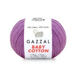 Gazzal Baby Cotton 3414 Lila amigurumi ipi