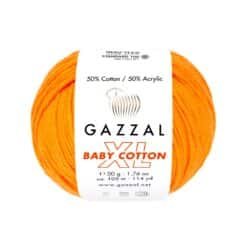 Gazzal Baby Cotton XL 3416XL Açık Turuncu amigurumi ipi