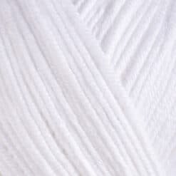 Gazzal Baby Cotton 3432 Beyaz amigurumi ipi