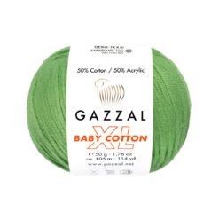 Gazzal Baby Cotton XL 3448XL Açık Yeşil amigurumi ipi
