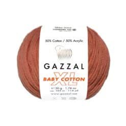 Gazzal Baby Cotton XL 3454XL Tarçın amigurumi ipi