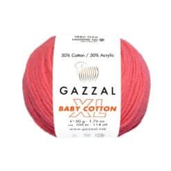 Gazzal Baby Cotton XL 3458XL Nar Çiçeği amigurumi ipi