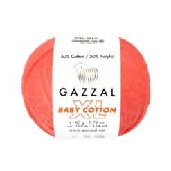 Gazzal Baby Cotton XL 3459XL Turuncu amigurumi ipi