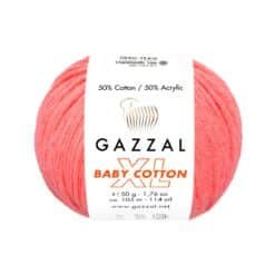 Gazzal Baby Cotton XL 3460XL Mercan amigurumi ipi