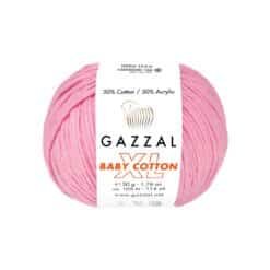Gazzal Baby Cotton XL 3468XL Pembe amigurumi ipi