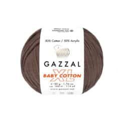 Gazzal Baby Cotton XL 3455XL Kahve amigurumi ipi
