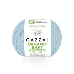 Gazzal Organic Baby Cotton 423 Mavi amigurumi ipi