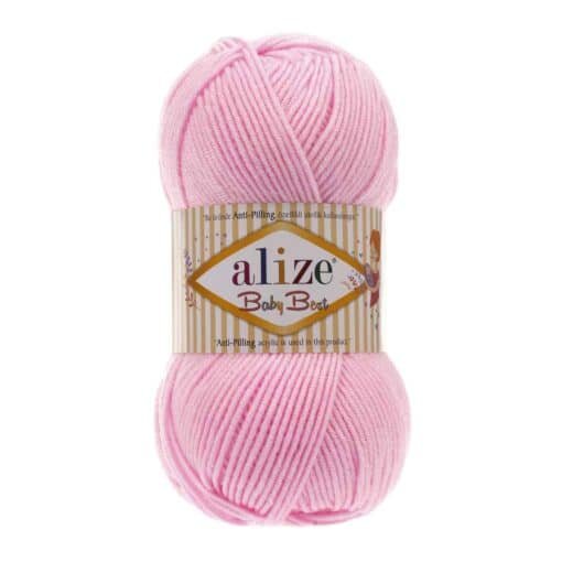 Alize Baby Best 191 Açık Pembe el örgü ipi