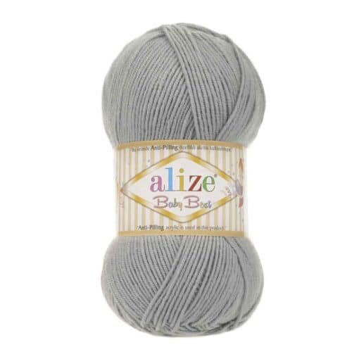Alize Baby Best 344 Gri el örgü ipi