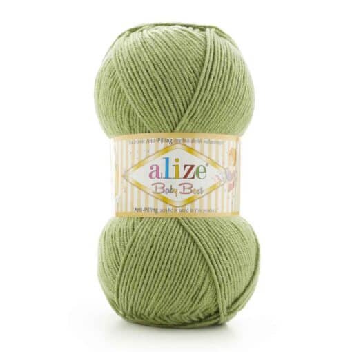 Alize Baby Best 485 Yeşil el örgü ipi