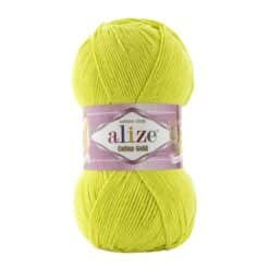 Alize Cotton Gold 668 Limon rengi amigurumi ipi