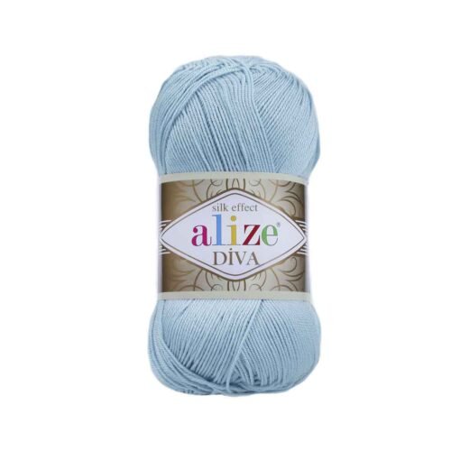 Alize Diva 346 Gök Mavisi el örgü ipi