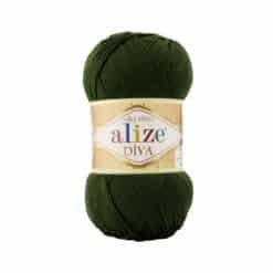 Alize Diva 567 Haki el örgü ipi