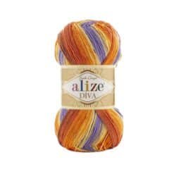 Alize Diva Batik 7398 el örgü ipi