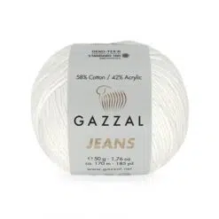 Gazzal Jeans 1101 Ekru amigurumi ipi