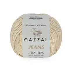 Gazzal Jeans 1113 Açık Bej amigurumi ipi