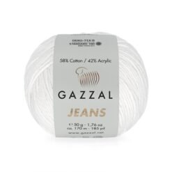 Gazzal Jeans 1119 Beyaz amigurumi ipi