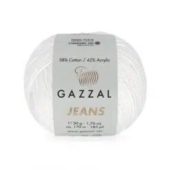 Gazzal Jeans 1119 Beyaz amigurumi ipi