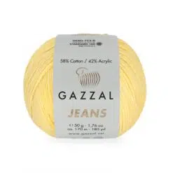 Gazzal Jeans 1123 Açık Sarı amigurumi ipi