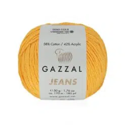 Gazzal Jeans 1124 Sarı amigurumi ipi