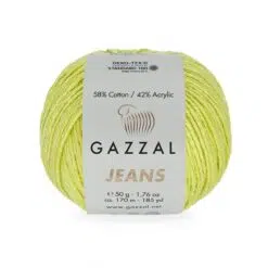 Gazzal Jeans 1126 Fıstık Yeşil amigurumi ipi