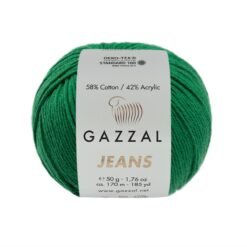 Gazzal Jeans 1146 Yeşil amigurumi ipi