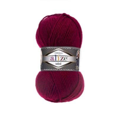 Alize Superlana Midi 390 Vişne el örgü ipi