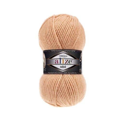 Alize Superlana Midi 502 Krem Karamel el örgü ipi