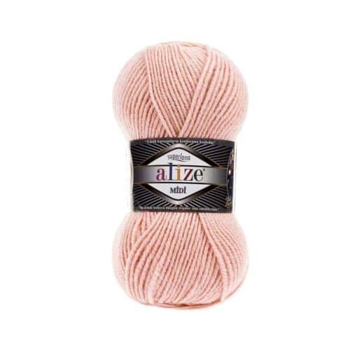 Alize Superlana Midi 523 Kristal Pembe el örgü ipi